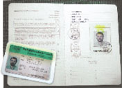구비서류 - 운전자 자국에서 발급한 운전 면허증, 여권,  외국인 등록증, 도장(서명 가능)과 사진 3매(3 X 4cm)